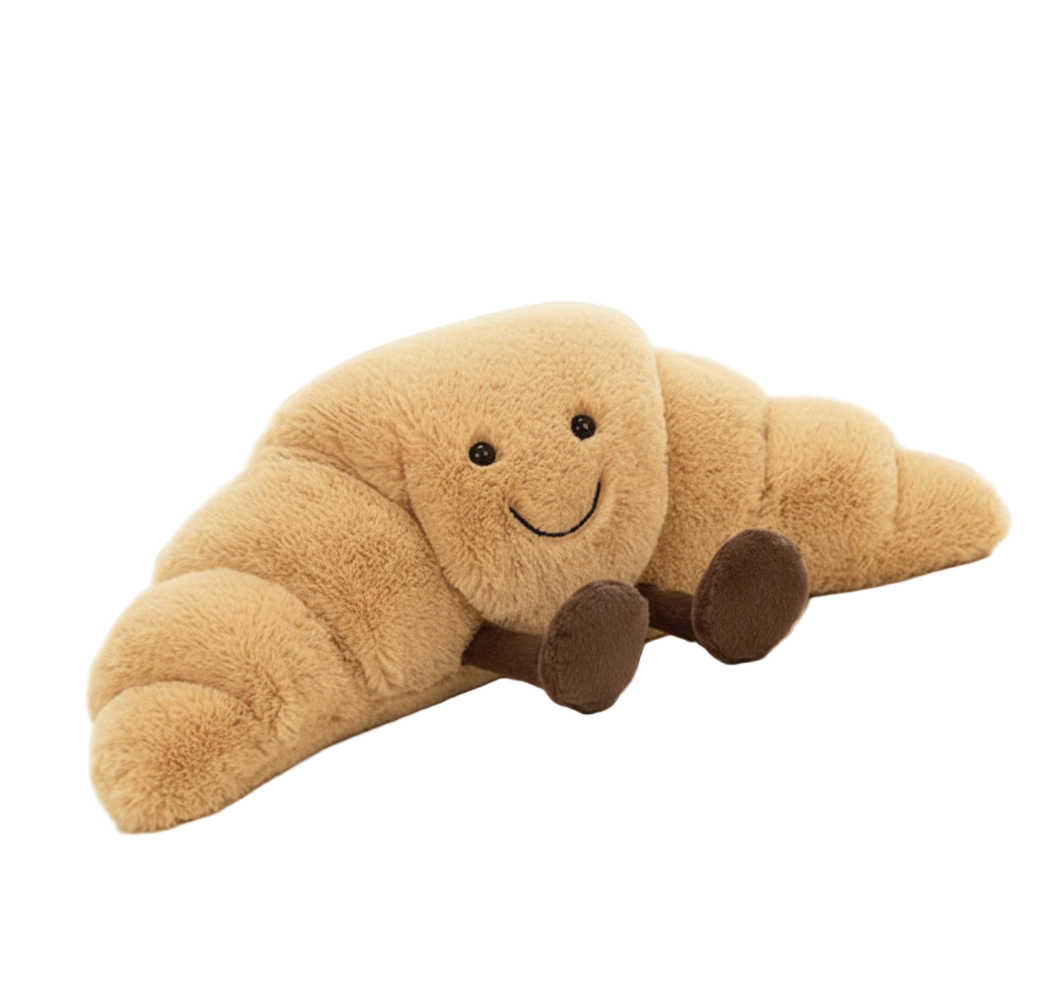 Zacht Knuffeldier Brooddesign Pretzel Croissant Toast