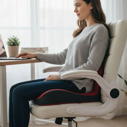Zitkussen L-vorm Ergonomisch voor Comfortabel Zitten 6