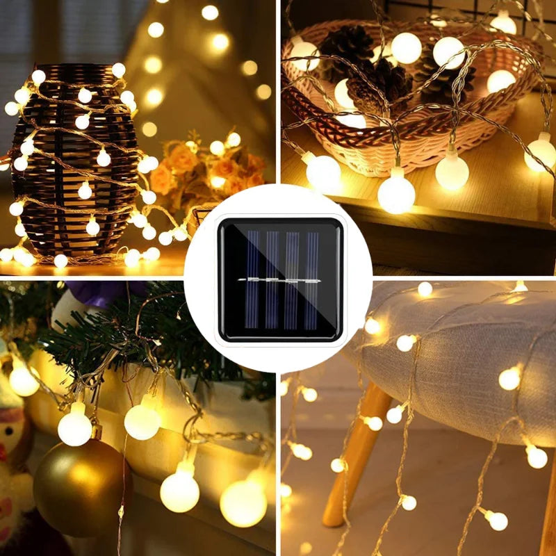 Zonne-energie Feestverlichting LED voor Buiten 7