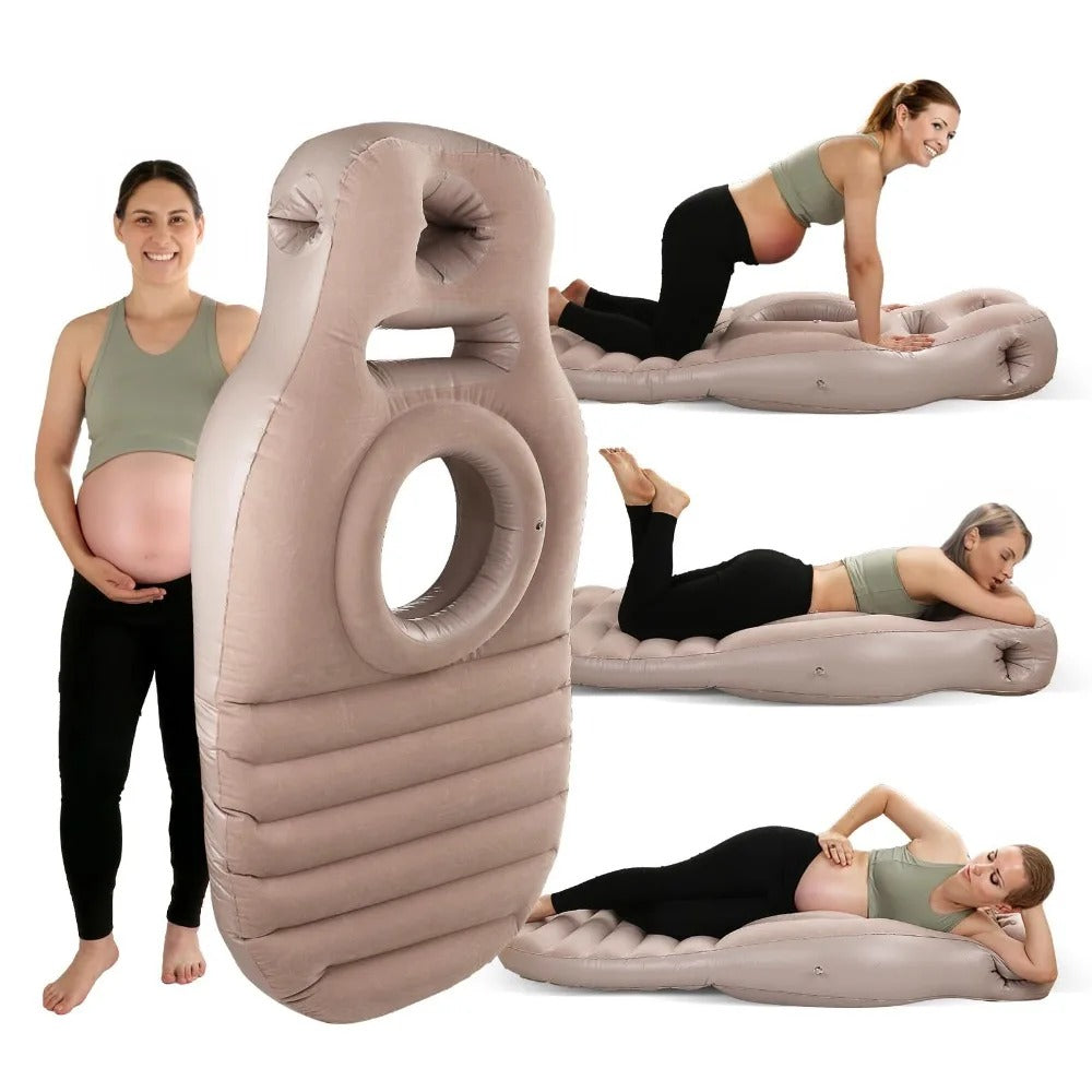 Zwangere Vrouwen Opblaasbaar Matras Ergonomisch Ontspanning 2