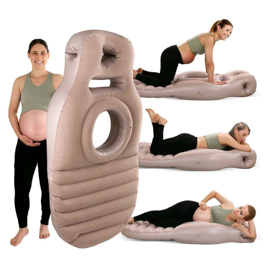 Zwangere Vrouwen Opblaasbaar Matras Ergonomisch Ontspanning 9