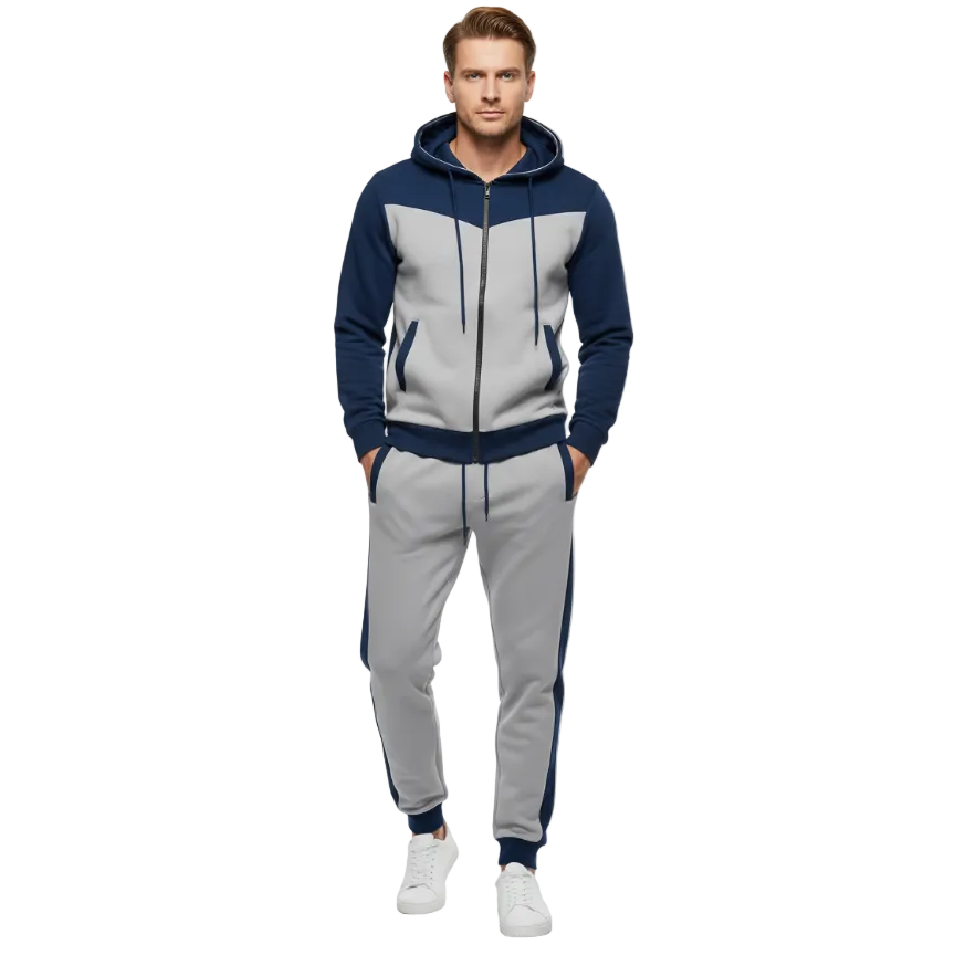 Heren Trainingspak Modern en Comfortabel 2-delig Voor Actieve Sporters