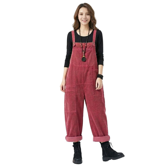Corduroy jumpsuit voor dames