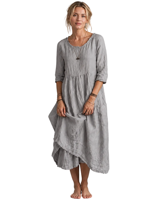 Dames Midi Dress Vintage-Inspiratie