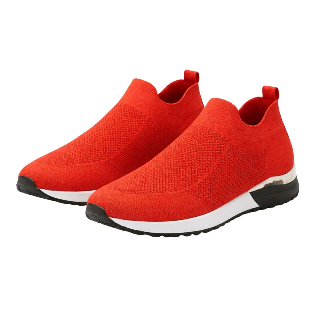 Dames Sneakers Slip-On Modern met Comfortabel Gebreid Ontwerp
