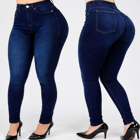 Damesbroek met hoge taille
