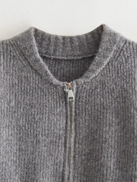 Vintage damestrui met ronde hals