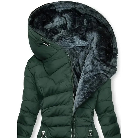 Slim-fit winterparka voor dames