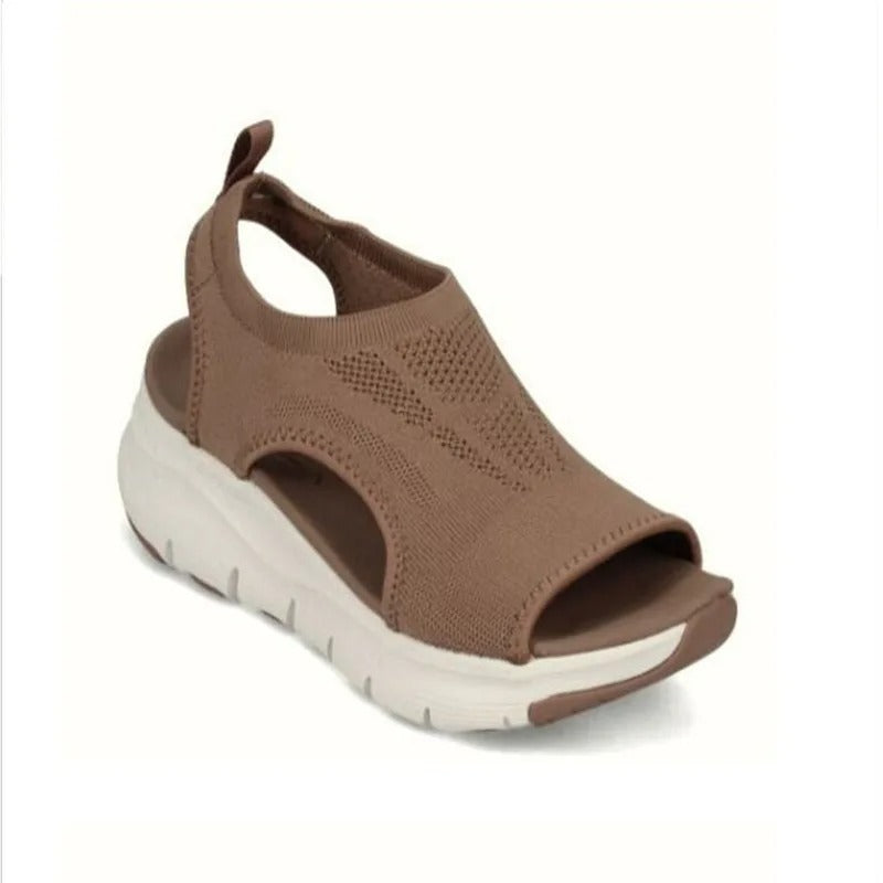 Mesh Wedge Platform Sandalen voor Dames