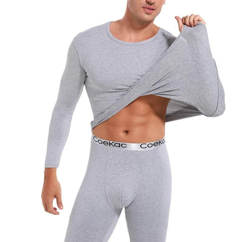 Men's Fleece lined thermal shirt & leggings set