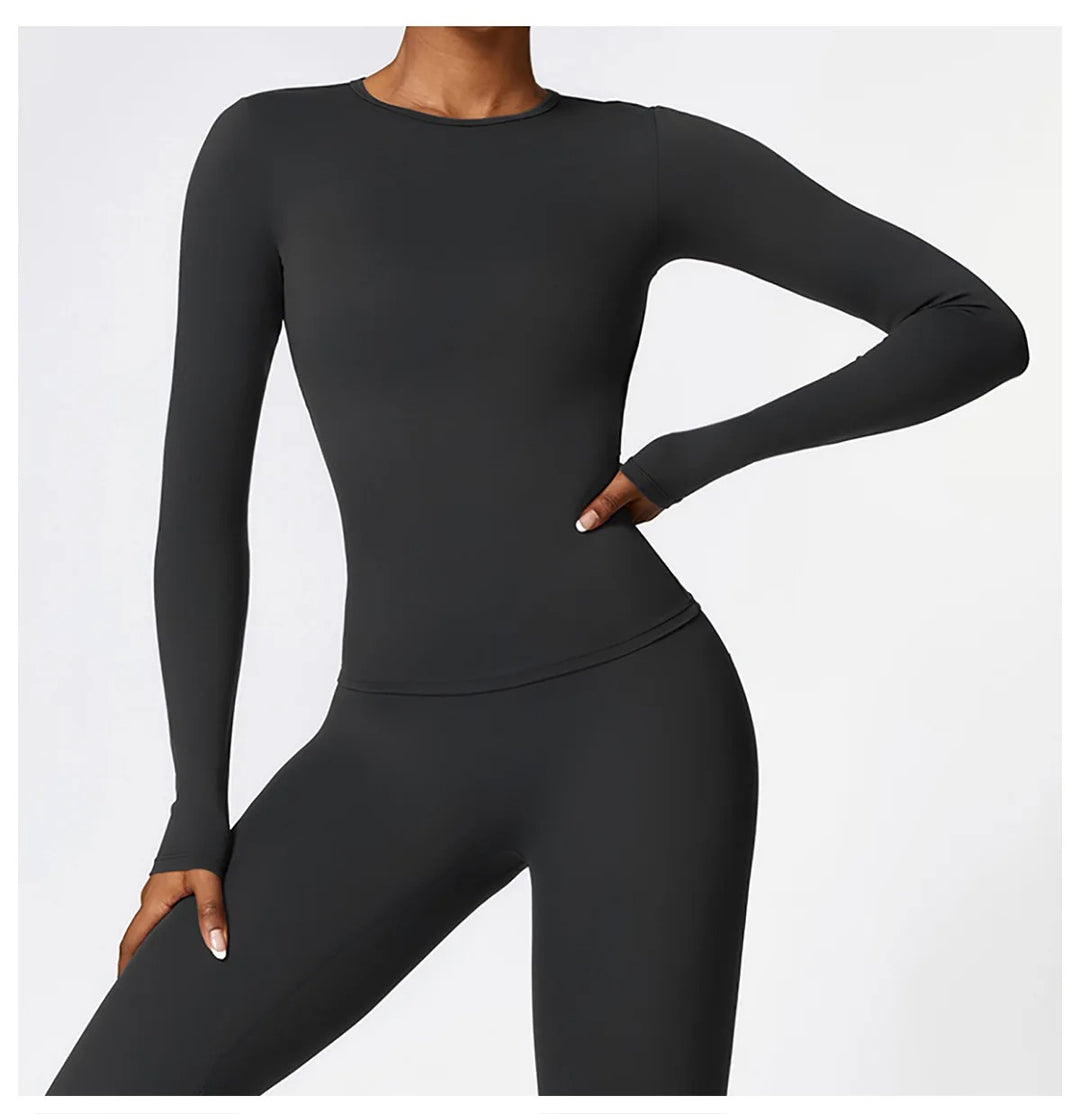 Dames Dry Fit Yoga Shirt