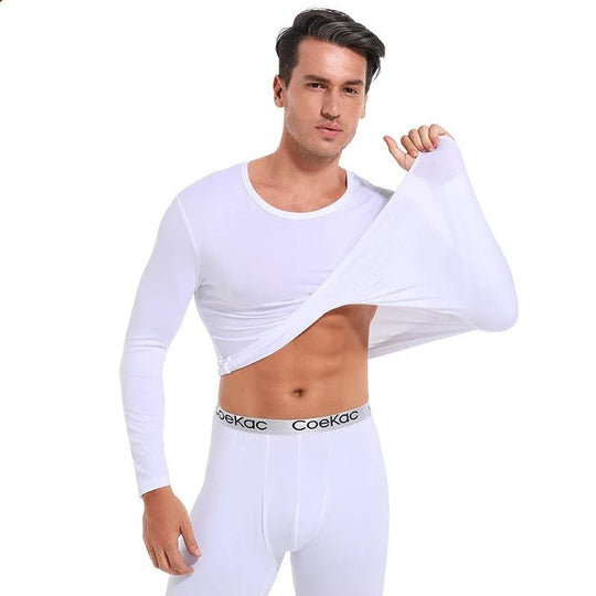 Men's Fleece lined thermal shirt & leggings set