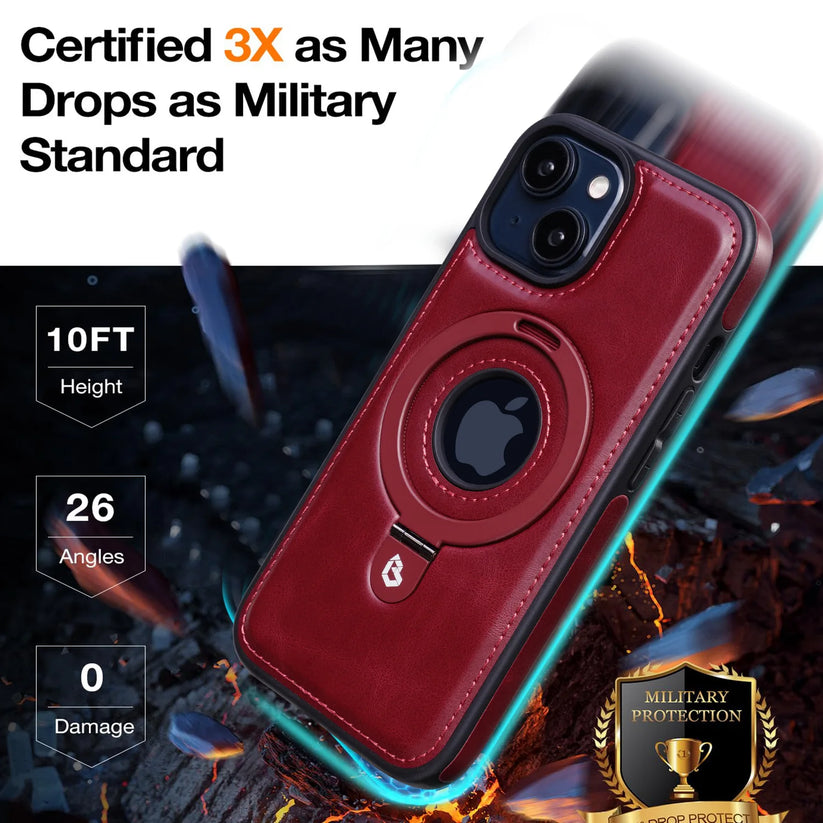 iPhone 13 Hoesje Met Magnetische Ringstandaard Voor Professioneel Gebruik 6