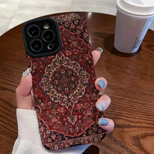 iPhone 17 Hoes met Perzisch Tapijt Patroon 3