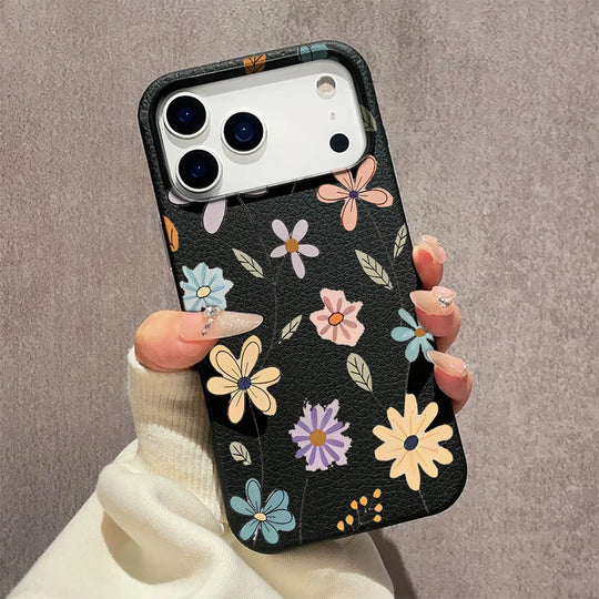 iPhone Hoes Retro Bloem Design 1