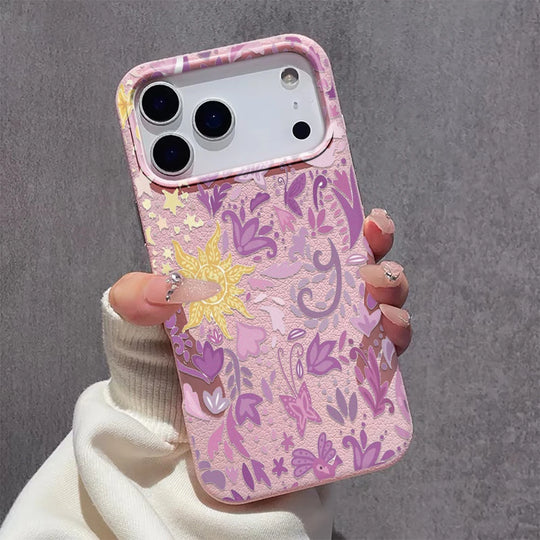 iPhone Hoes Retro Bloem Design 5