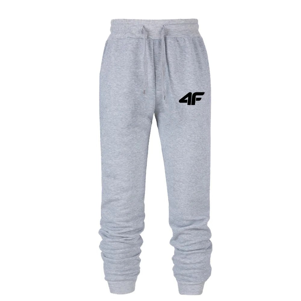 Heren fitness joggingbroek met print