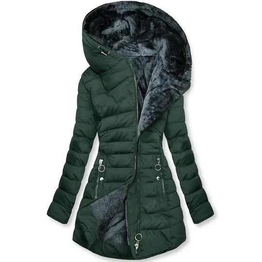 Slim-fit winterparka voor dames