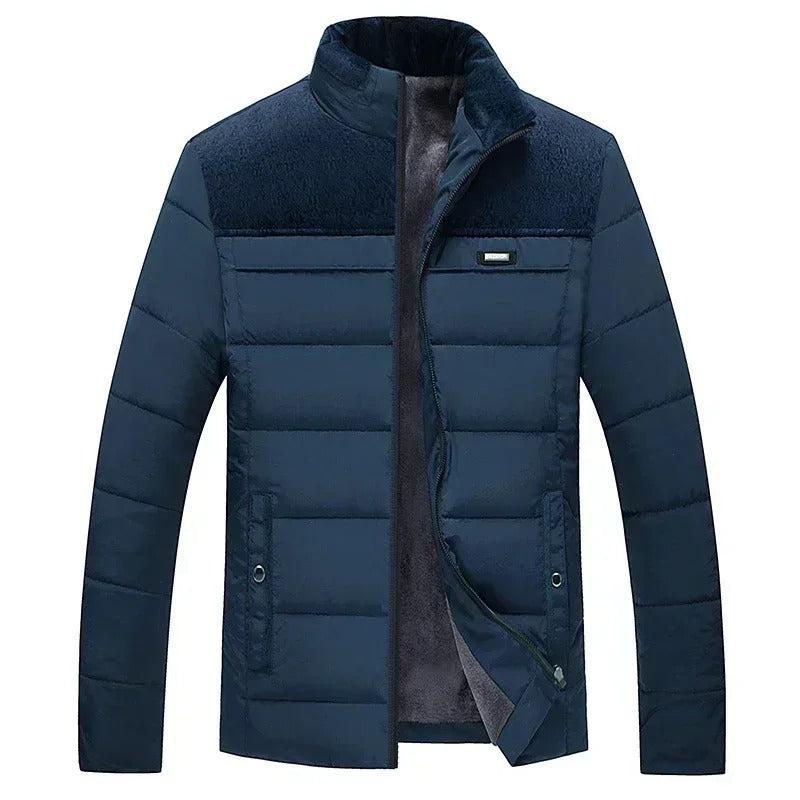 Heren winter pluche verdikte parka