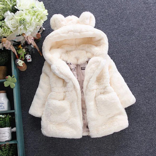 Kinder fleece winterjas