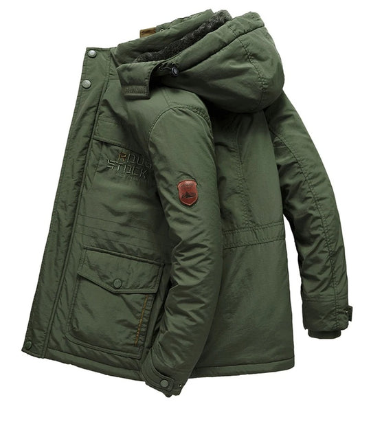 Multi-pocket winterjas voor heren