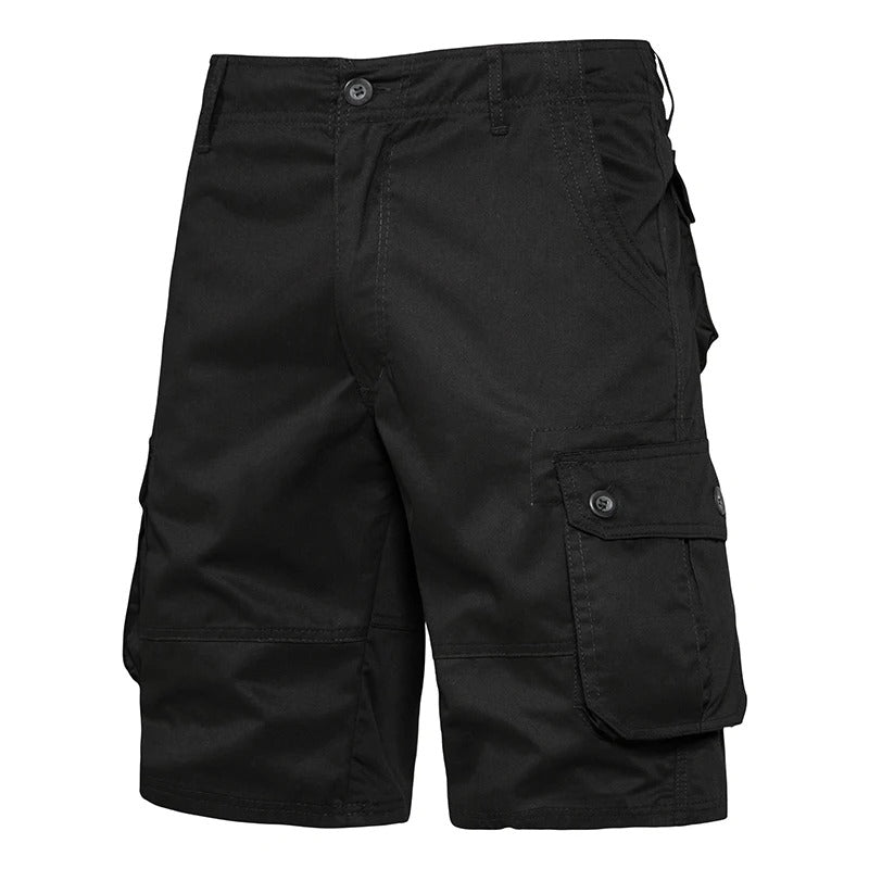 Katoenen zomerse cargoshort voor heren