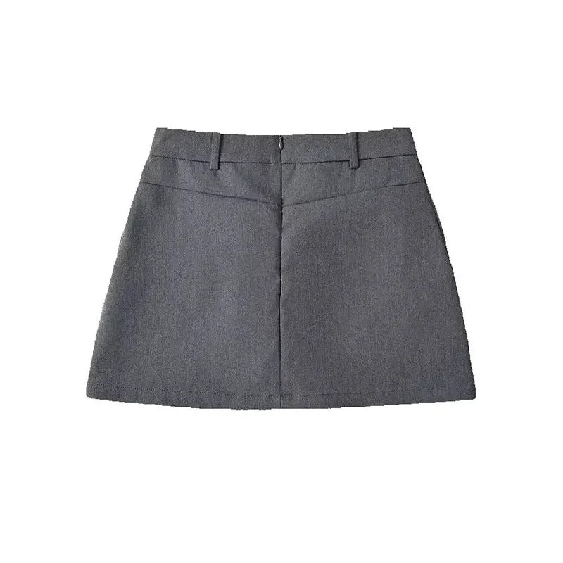 Chique A-lijn minirok met hoge taille