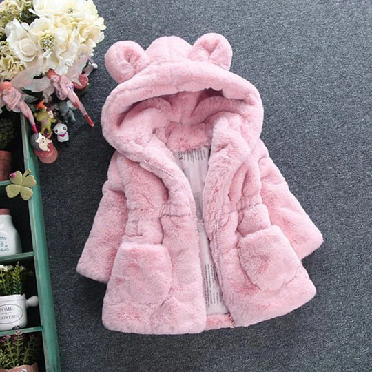 Kinder fleece winterjas