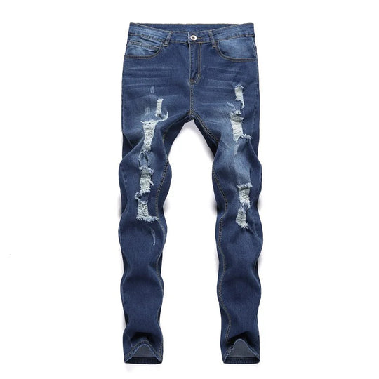 Heren gescheurde skinny jeans