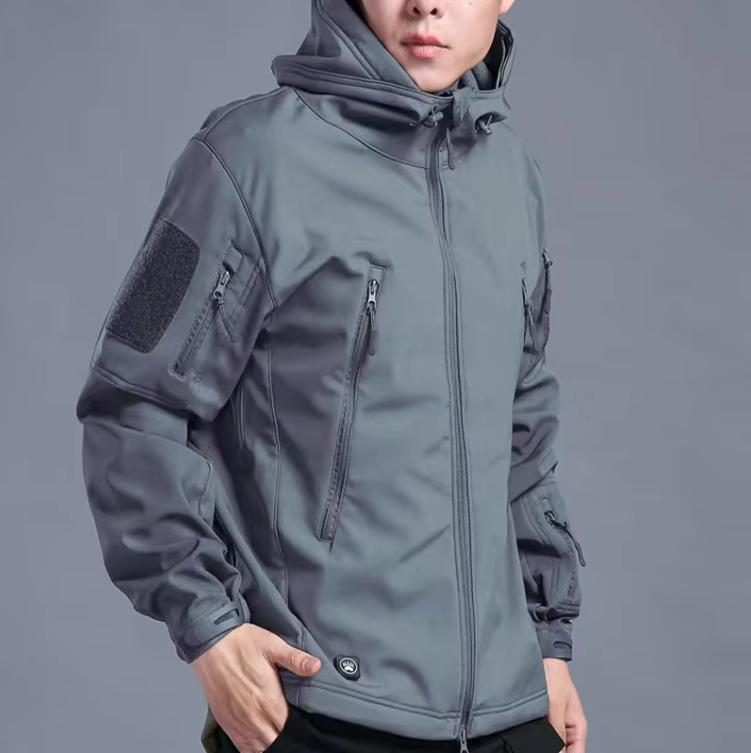 Tactische fleece heren winterjas