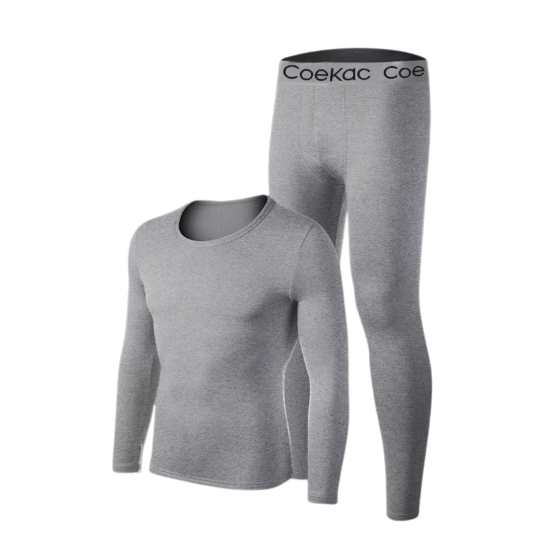 Men's Fleece lined thermal shirt & leggings set