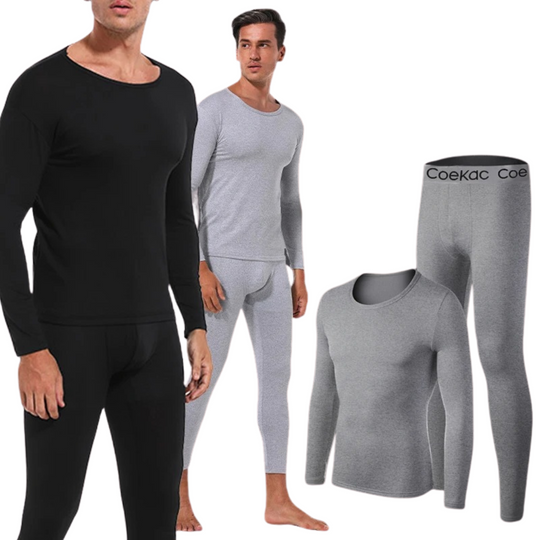 Men's Fleece lined thermal shirt & leggings set