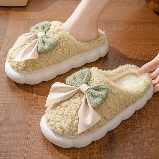 Vrouwen Warme Bont Slippers