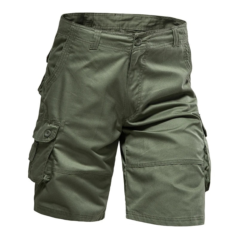 Katoenen zomerse cargoshort voor heren