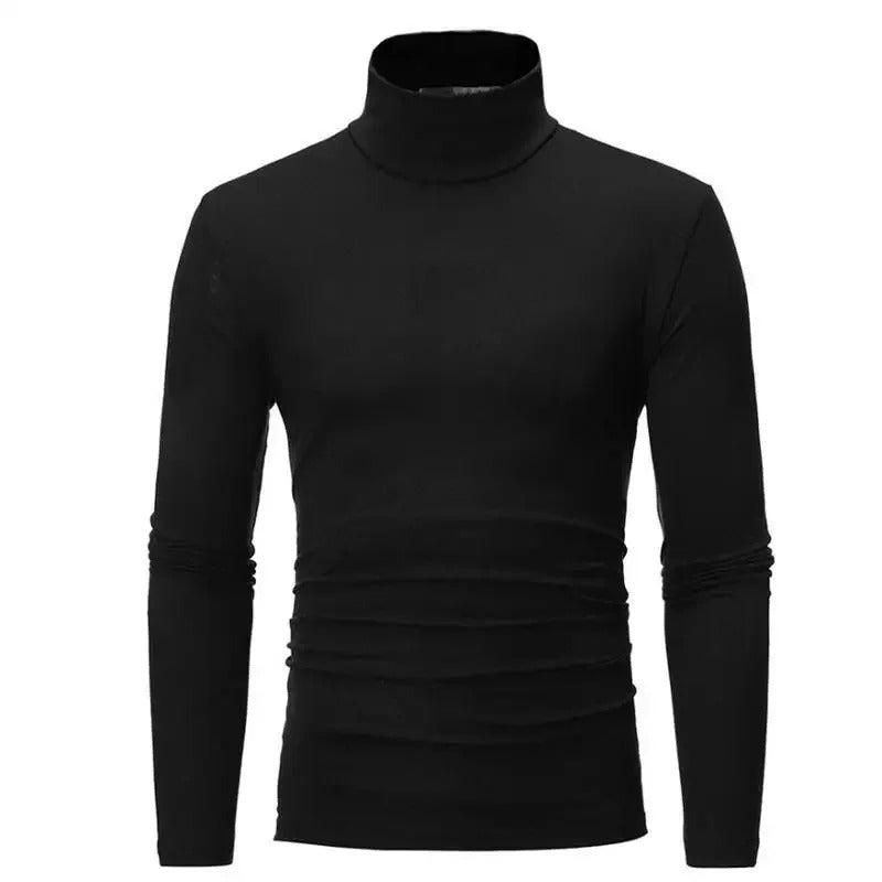 Thermische slim-fit wintertop met hoge hals voor heren