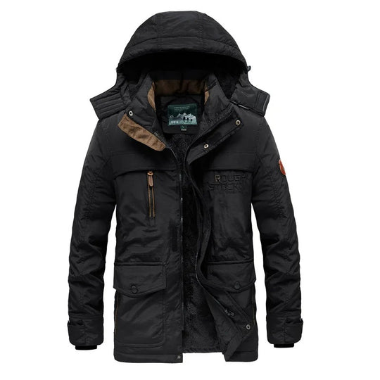 Multi-pocket winterjas voor heren