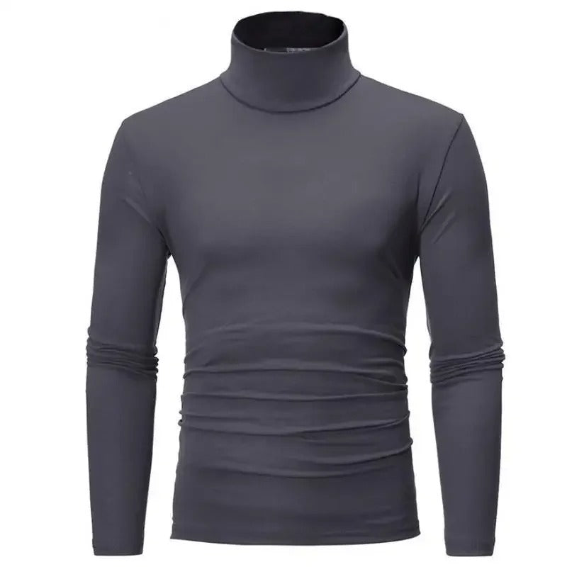 Thermische slim-fit wintertop met hoge hals voor heren