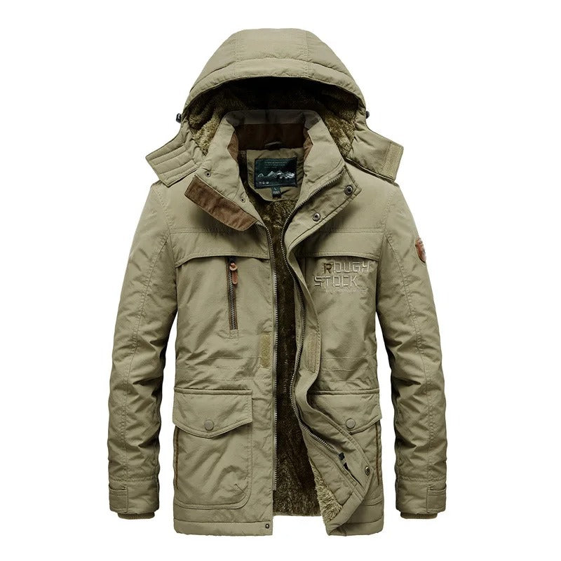 Multi-pocket winterjas voor heren