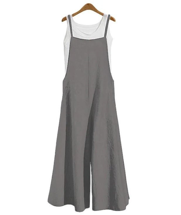 Dames Overall Mouwloos Los Jumpsuit