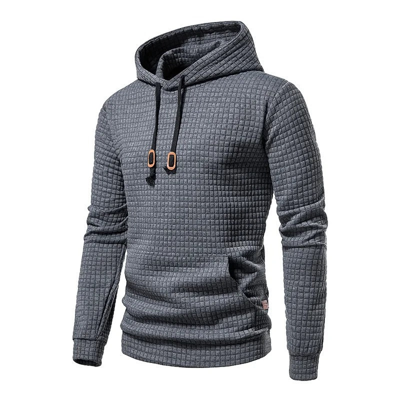 Herenhoodies met patchwork en trekkoord