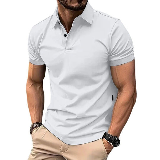 Lichtgewicht casual poloshirt voor heren