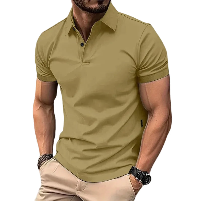 Lichtgewicht casual poloshirt voor heren