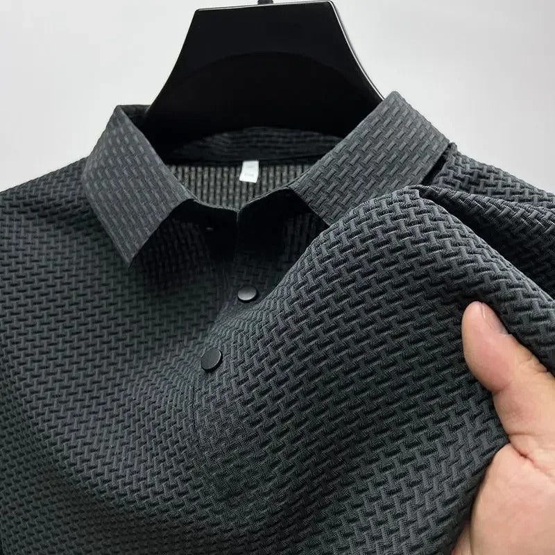Heren Lop-Up Hollow Poloshirt