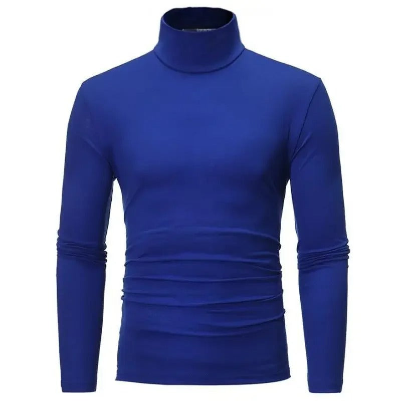 Thermische slim-fit wintertop met hoge hals voor heren