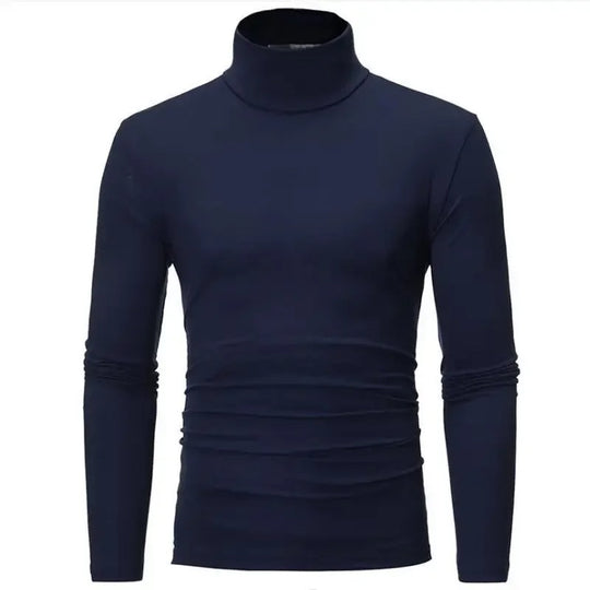 Thermische slim-fit wintertop met hoge hals voor heren