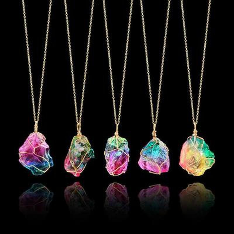 Regenboog Kwarts Collier Belleza