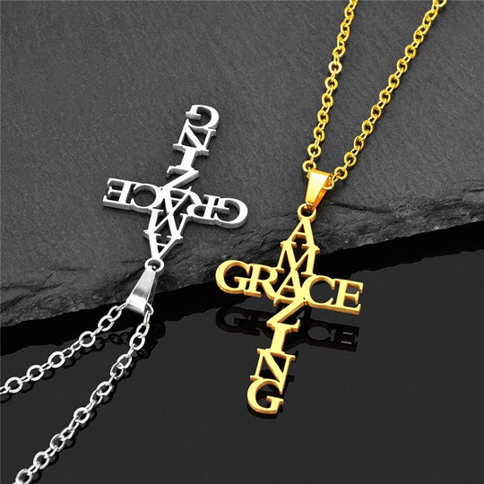 Amazing Grace Kruis Ketting Belleza