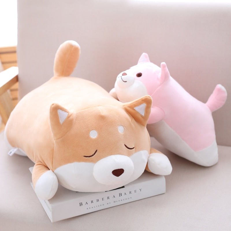 Shiba Inu Cartoon Pillow